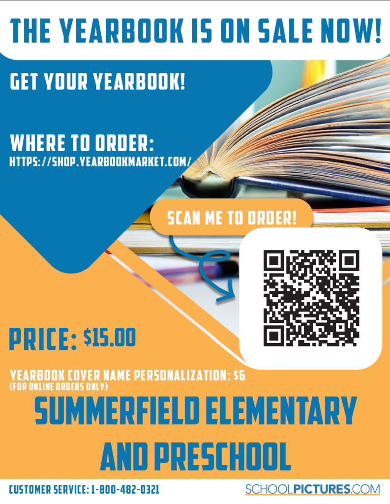 Don't forget to purchase  your yearbook(s)!!