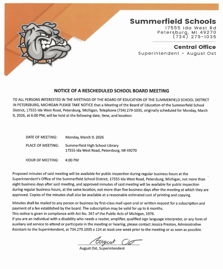 Updated Board Meeting Time Image