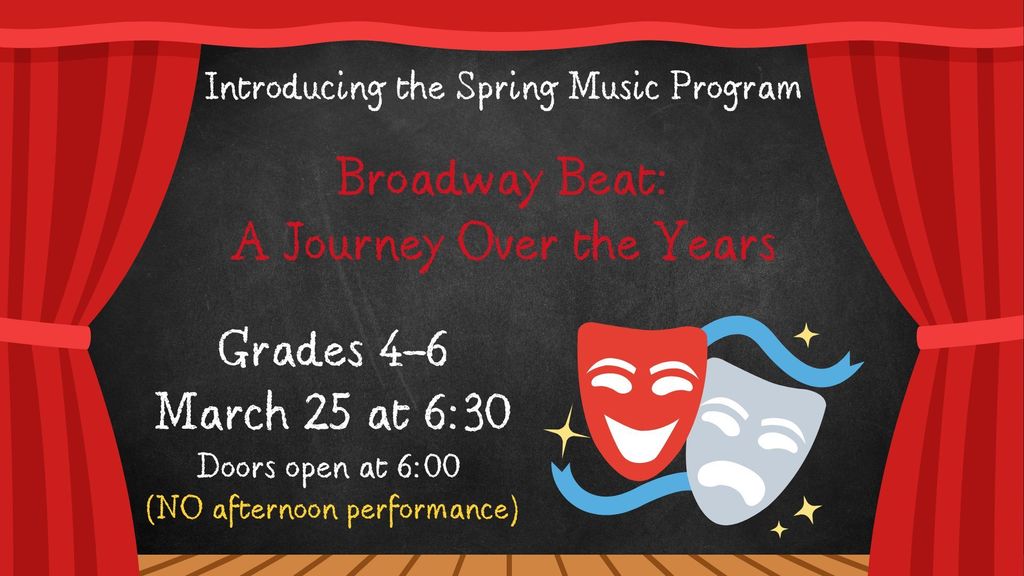 Spring Musical Promo Flyer