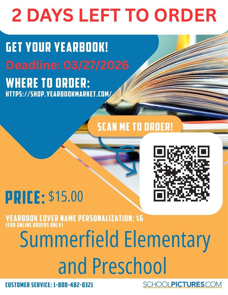 2 more days left to order your yearbook!!!