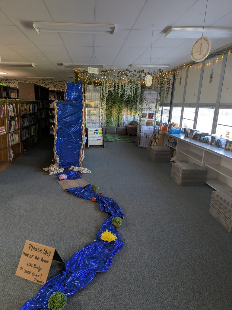March is readying month library decorations