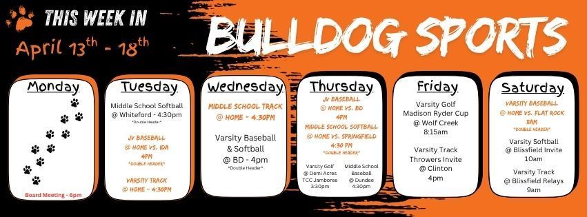 This Week in Bulldog Sports April 13-18