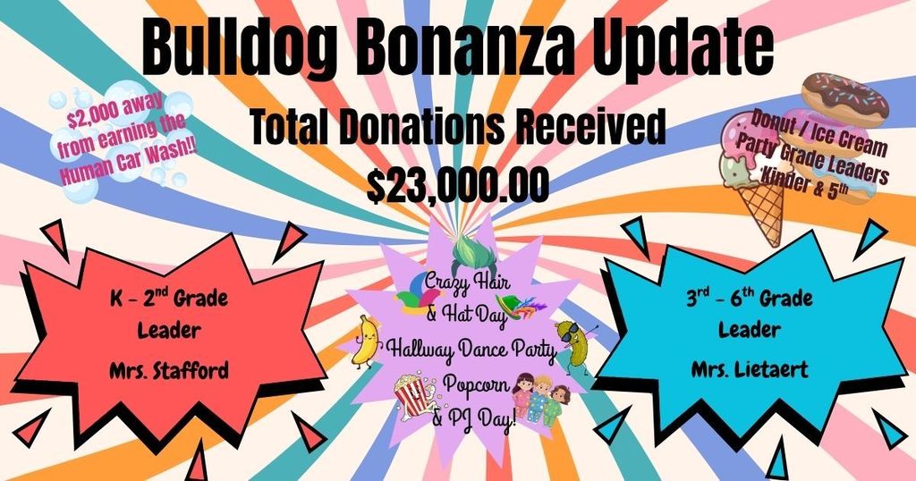 Bulldog Bonanza Update!