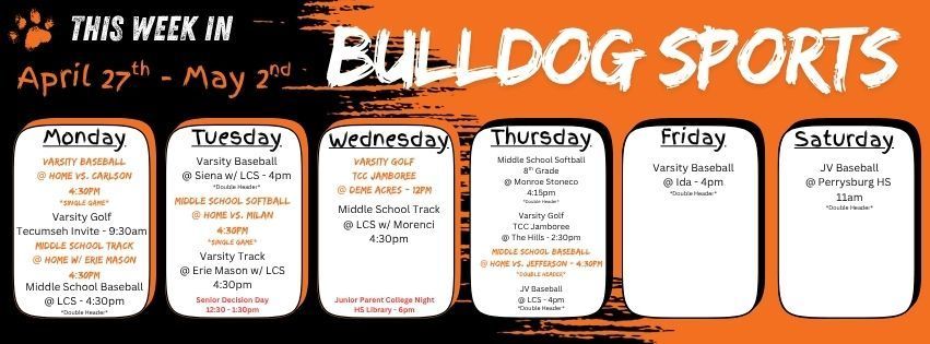 This Week in Bulldog Sports! 