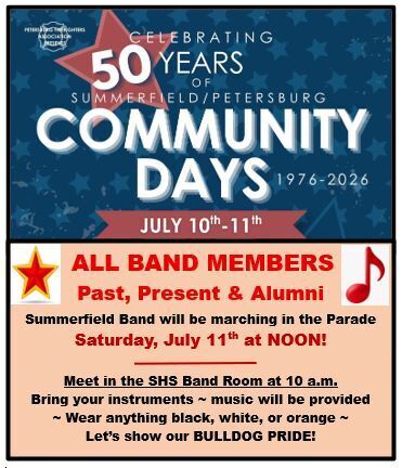 Calling all past and present band members!!