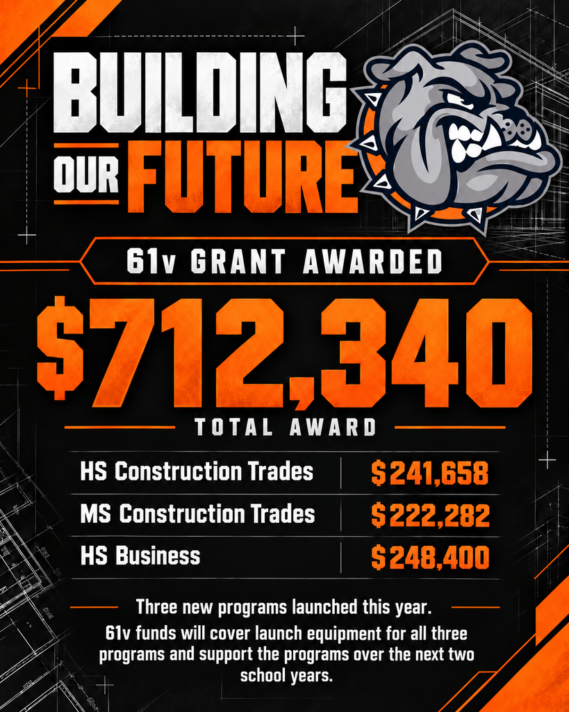 61v grant awarded infographic