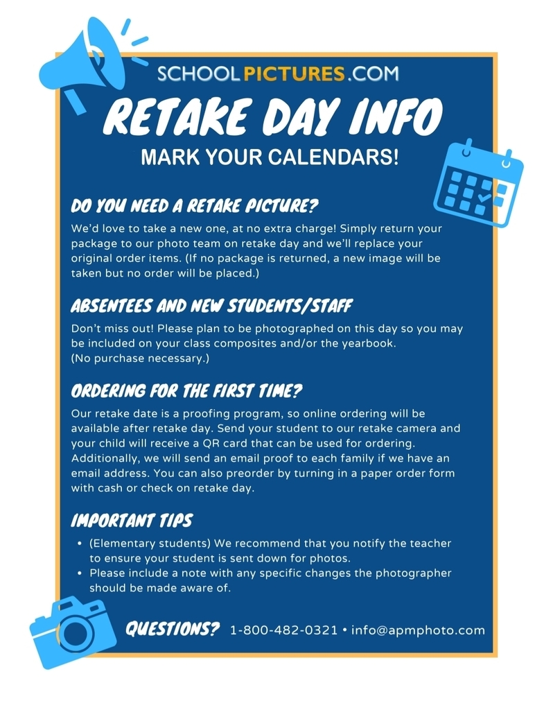 retake information