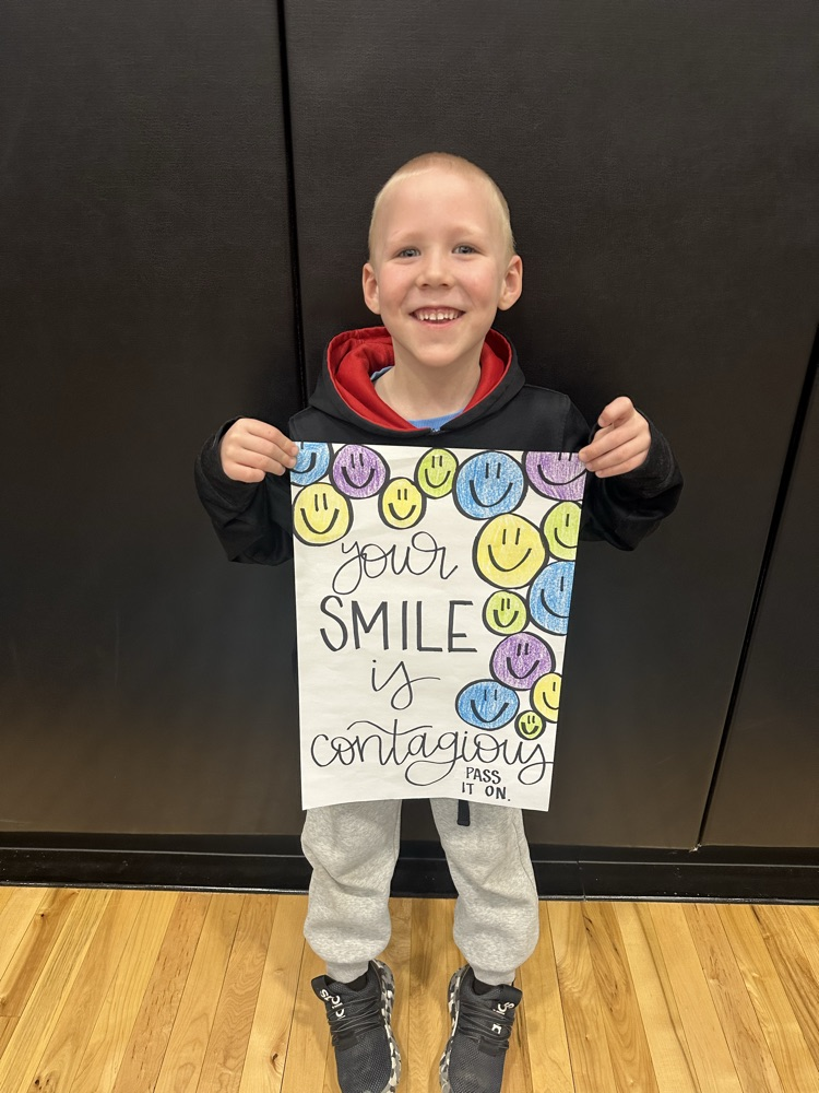 Keep the Quote winner Kanen “Your smile is contagious. Pass it on.” 02/13
