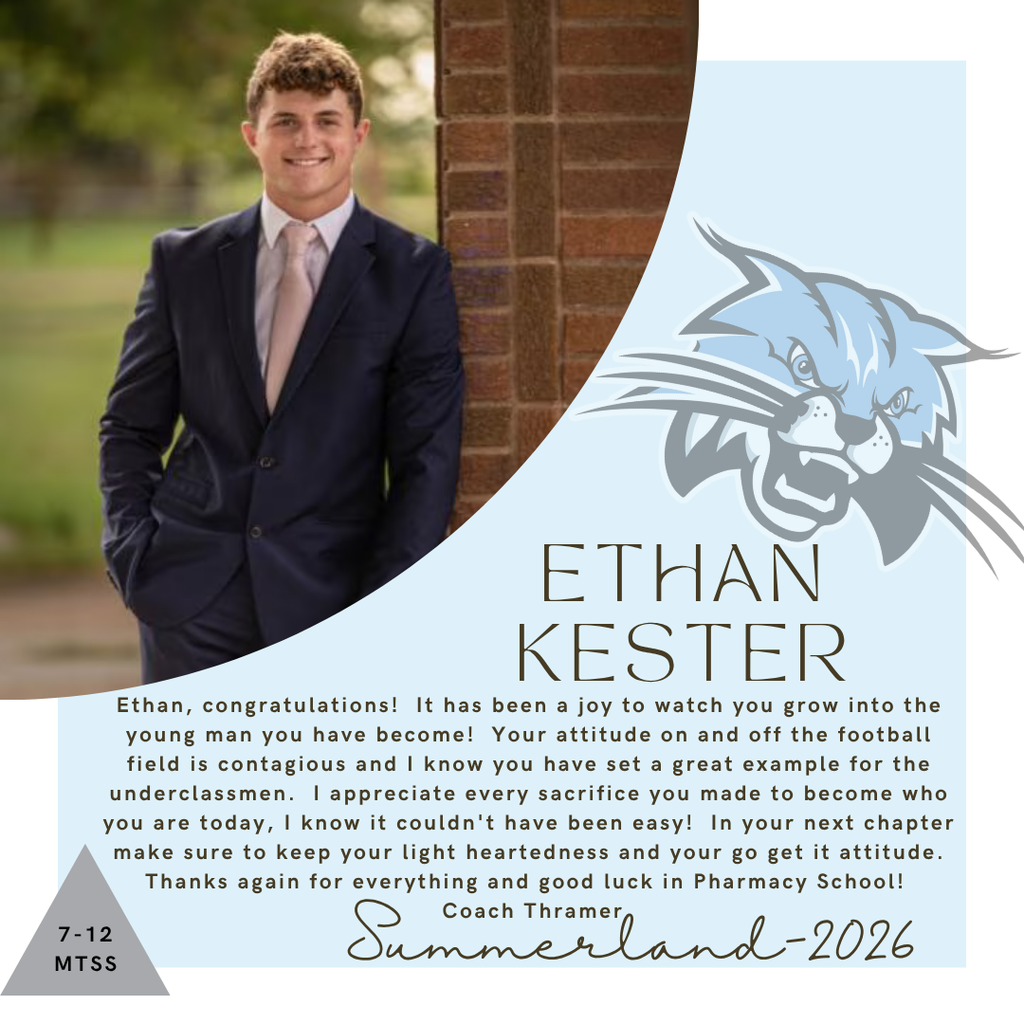 Ethan Kester Senior Salute written by Coach Thramer