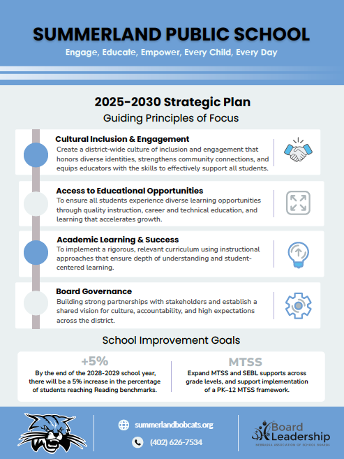 Summerland Public School Strategic Planning Poster