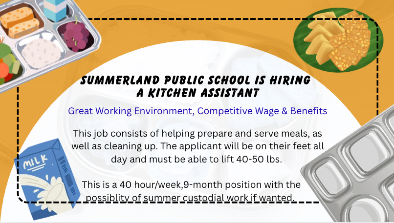 Kitchen Assistant Advertisement