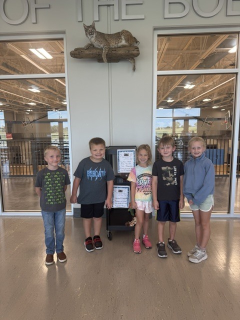 Bobcat Catch of the Day - Mateo, Rhett, Charlotee, Ace, and Millie