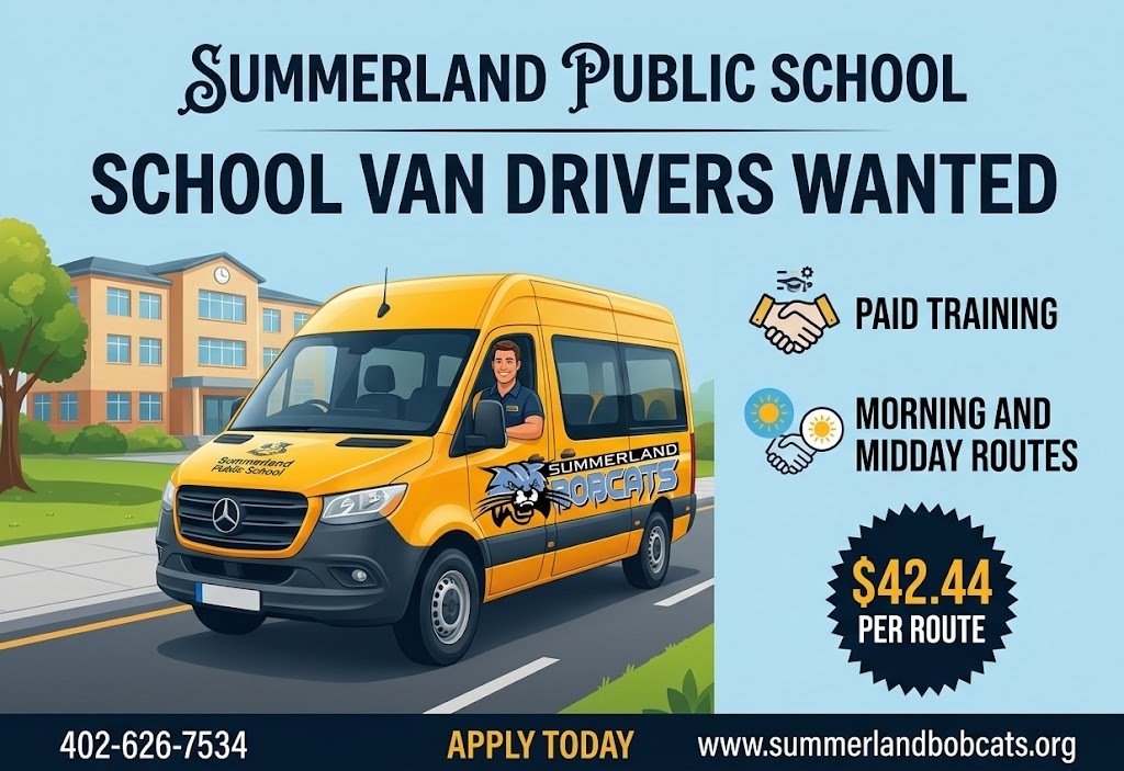 Van Driver Ad