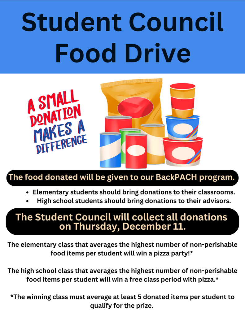 Food drive flyer