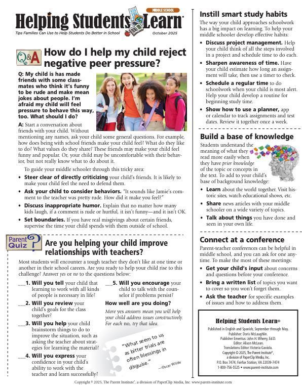 Helping Students Learn MS