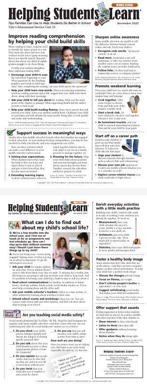 Helping Children Learn MS November