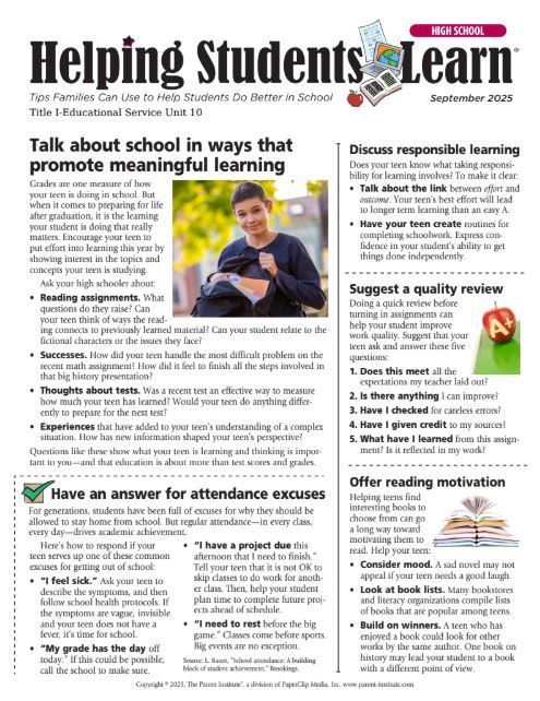 Helping Students Learn HS
