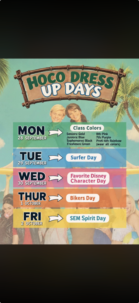 HOCO Dress Up Days 2026