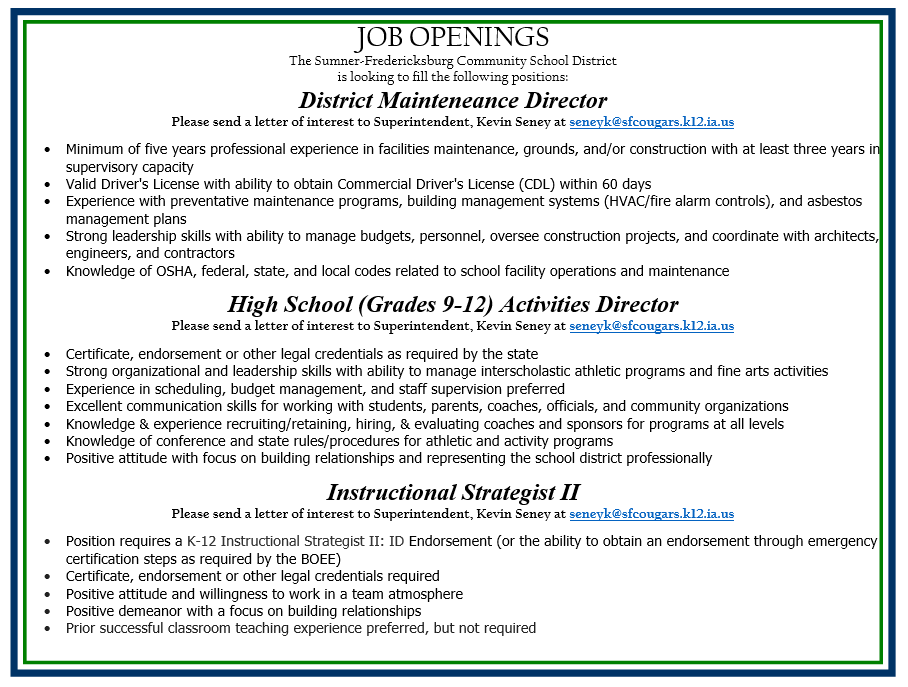 job openings
