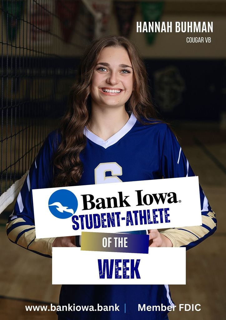 Hannah SFHS Bank Iowa SAW
