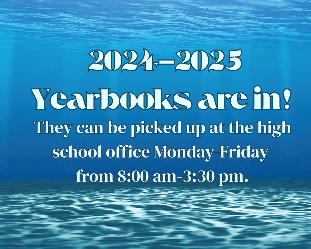 Yearbooks are in!! Pick them up at SFHS.