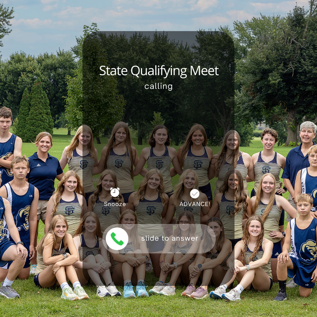 At the beginning, we just felt like running. Now, we just feel like competing! Every mile, every stride, every step, and every ounce of sweat. It all comes down to this: STATE QUALIFYING MEET - THURSDAY, OCTOBER 23! Cougar Cross Country State Qualifying Meet, 4 pm @ Starmont That's all I have to say about that!