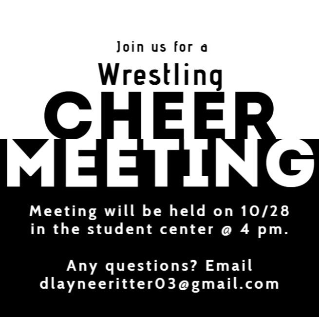 WR cheer mtg Tuesday