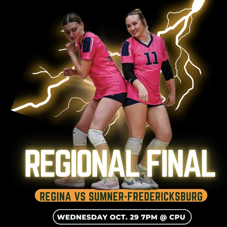 Just a small town team living a big time dream. We won’t stop believing on our journey to the State Volleyball Tournament. Regional Final vs Regina Catholic this Wednesday night , 7 pm @ Center Point-Urbana. Go Cougars! #Don’tStopBelieving