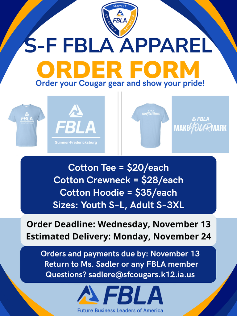 SFHS FBLA shirt