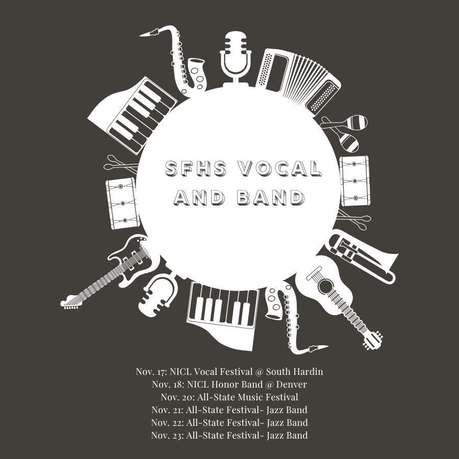 SFHS Band and vocal events