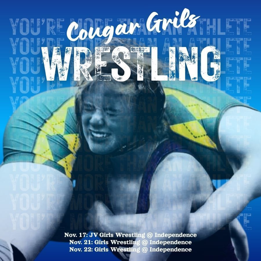 Cougar girls wrestling hits the mats this week. They're going to take you right into the danger zone!