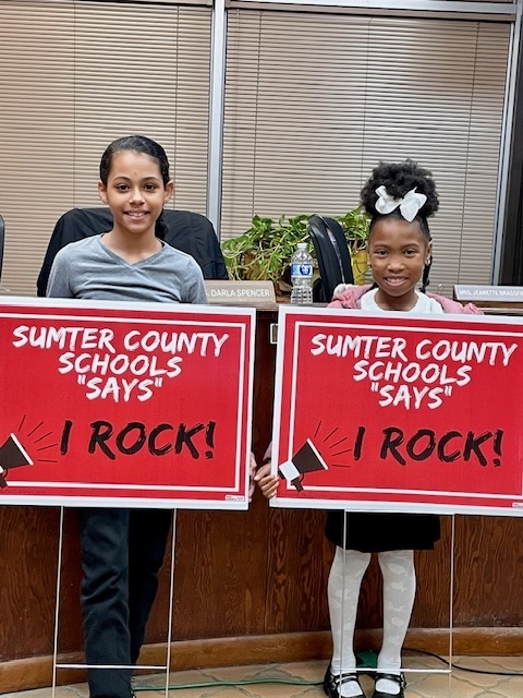 Adeja and Jada, Peer Helpers and You Rock awardees
