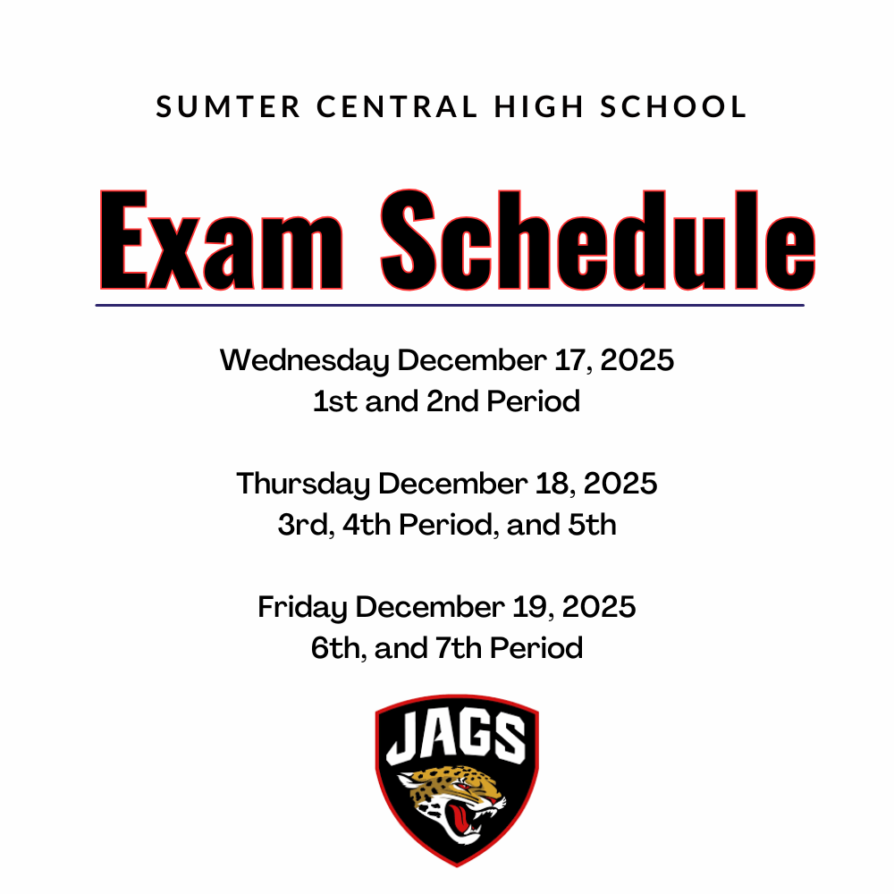 Exam schedule