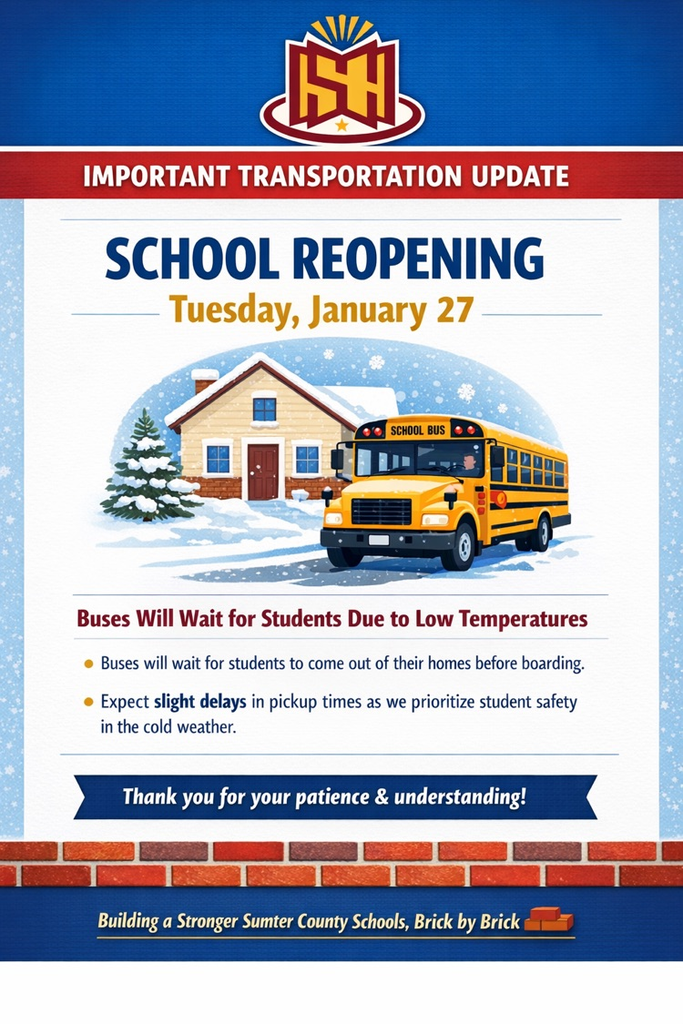School Reopening- January 27, 2026
