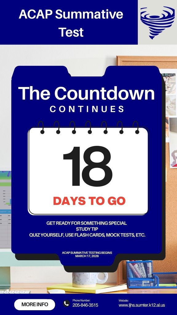 18 days and counting until the ACAP Summative Test.
