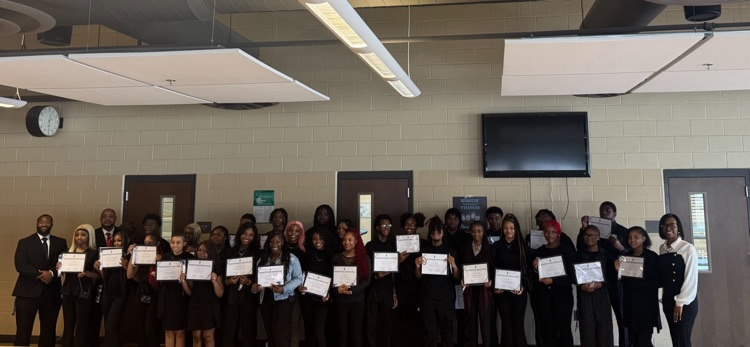 a picture of the 29 students who were inducted into the National Technical Honor Society