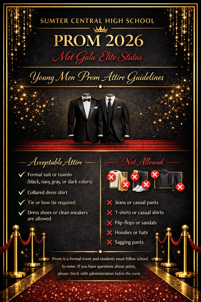 SCHS Prom 2026 Young Men Attire
