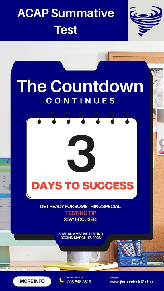 3 Days to success. Testing tip: Stay focused.