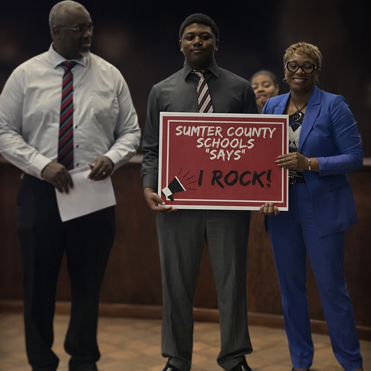 SCHS student being honored at board meeting