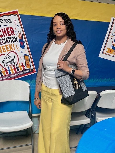 Teacher Appreciation Week. Gifts from Board Member James and Board Member Jones.