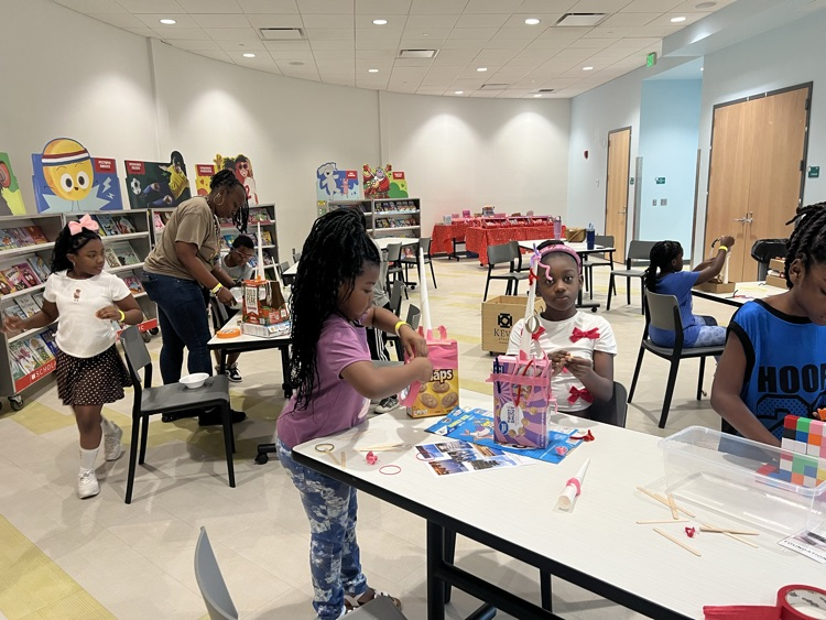 students building and item 