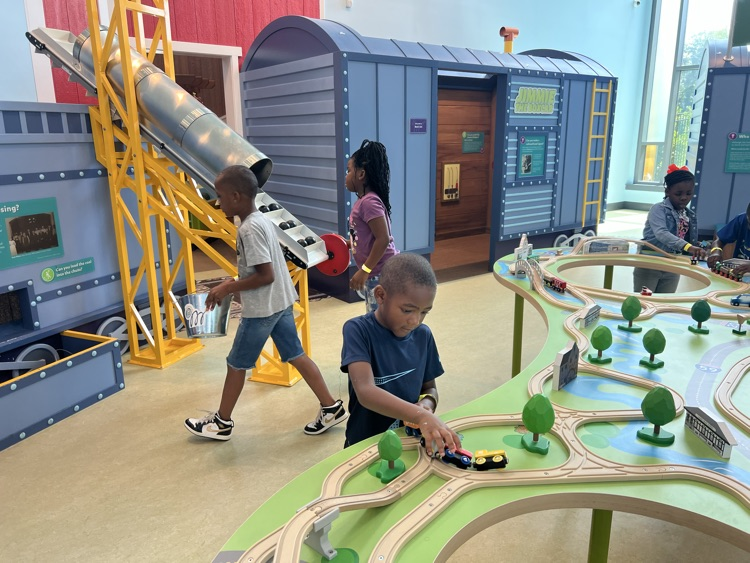 students playing 