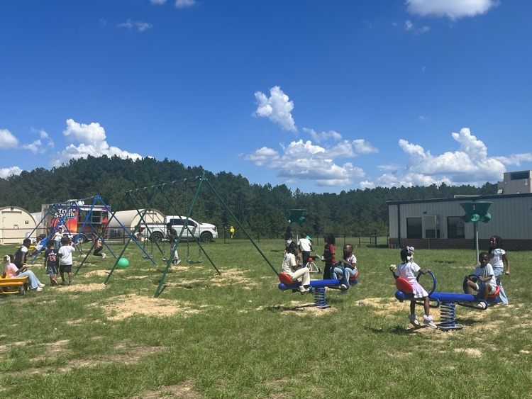 picture of students on a playground