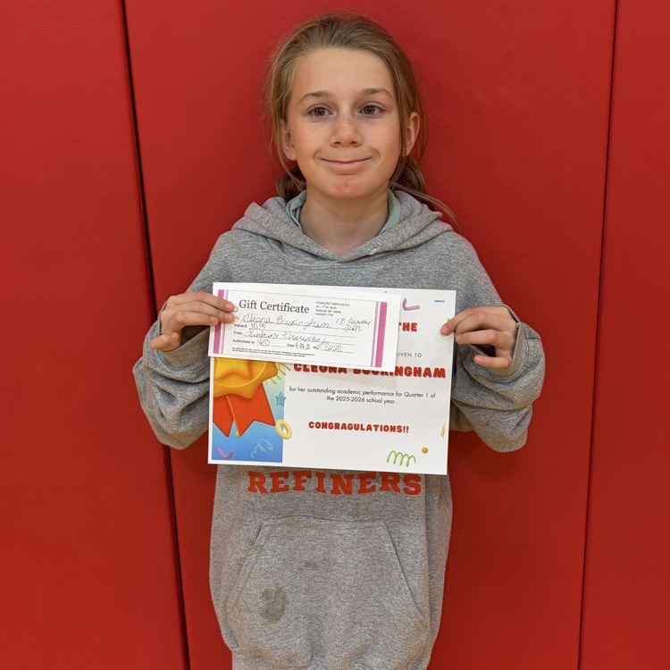 1st Quarter Student of the Quarter 