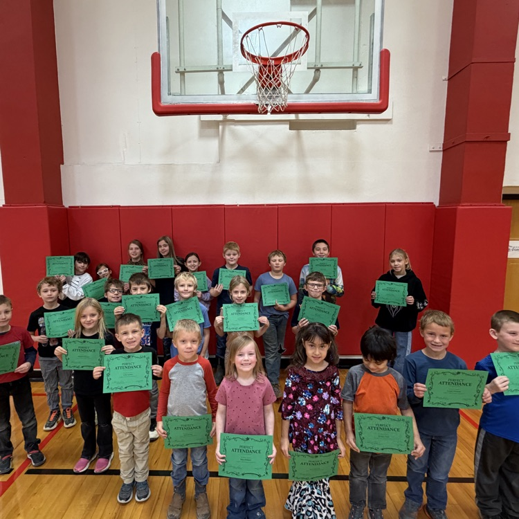K-6 Perfect Attendance! 