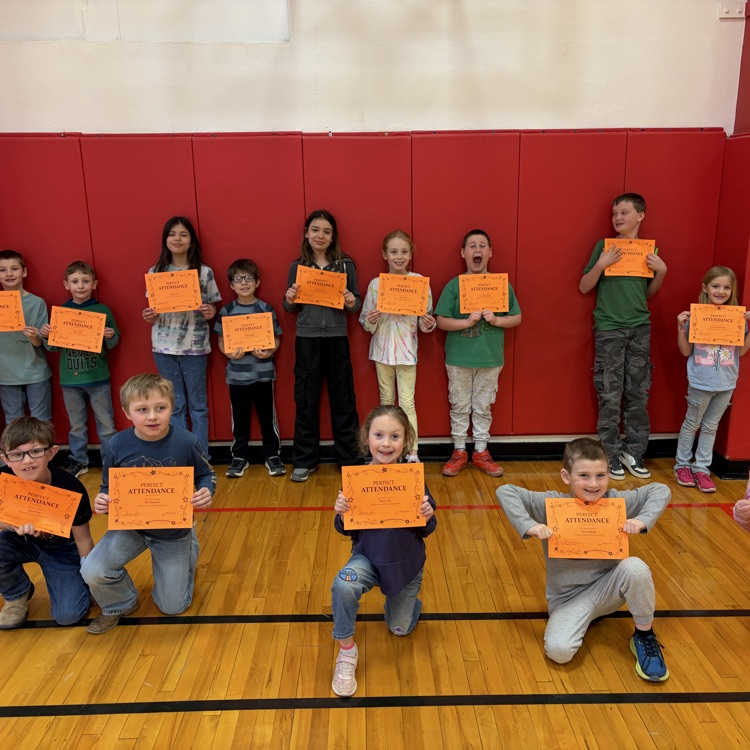 K-6 Perfect Attendance! 