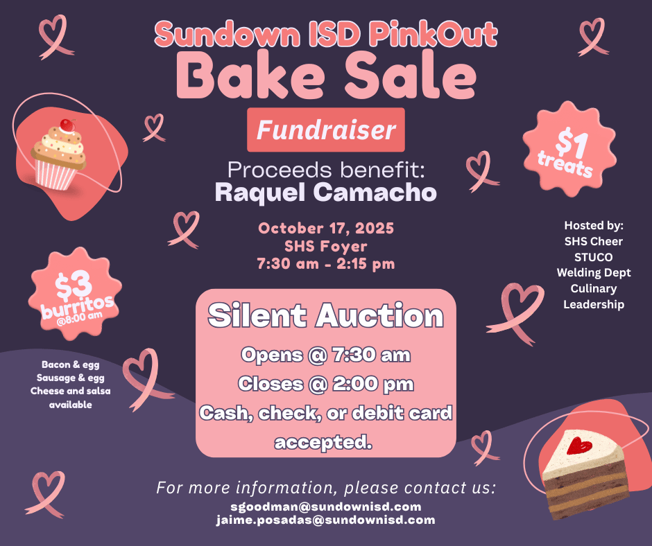 Sundown ISD PinkOut (Facebook Post)