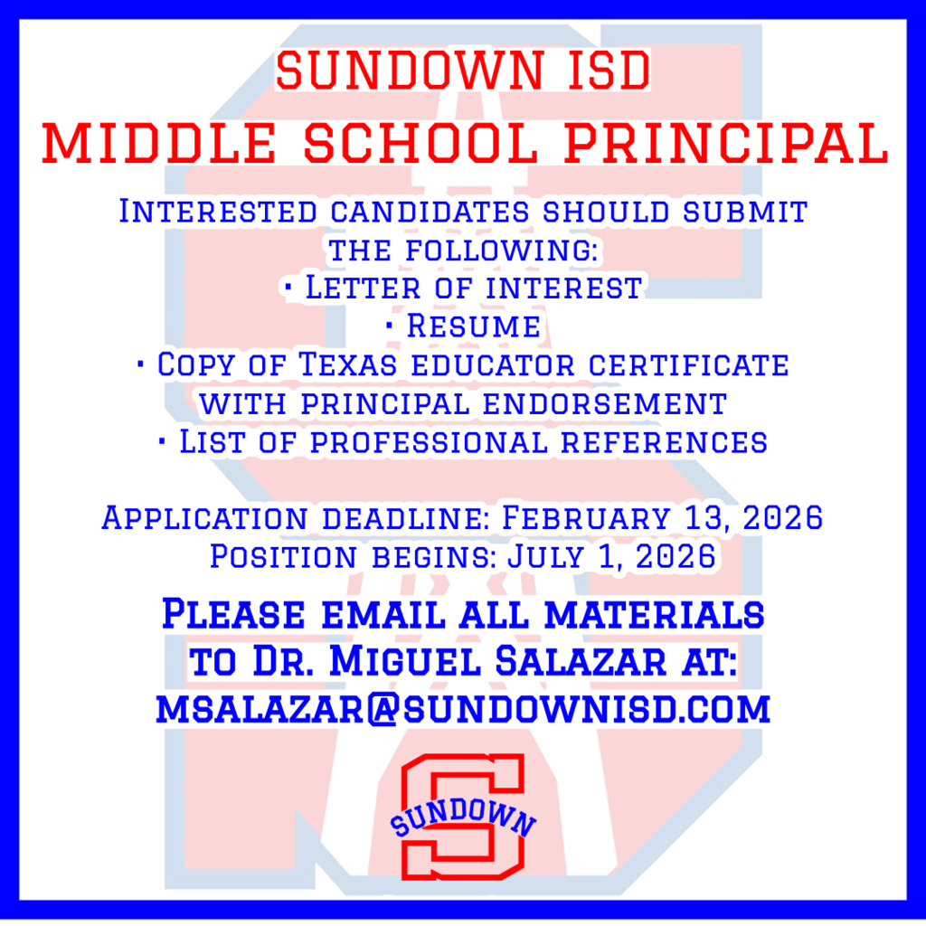 We Are Hiring MS Principal