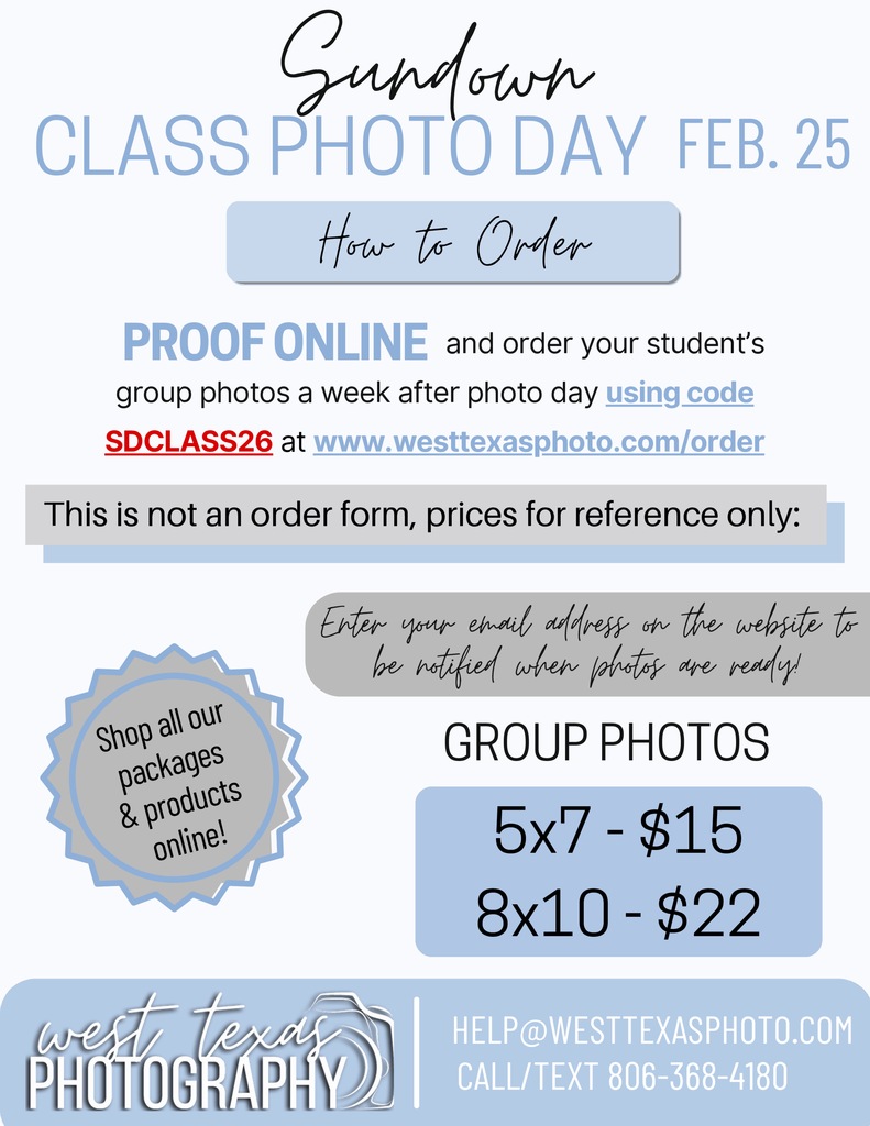 Sundown Printable No Prepay Group_Class Photo Flyer