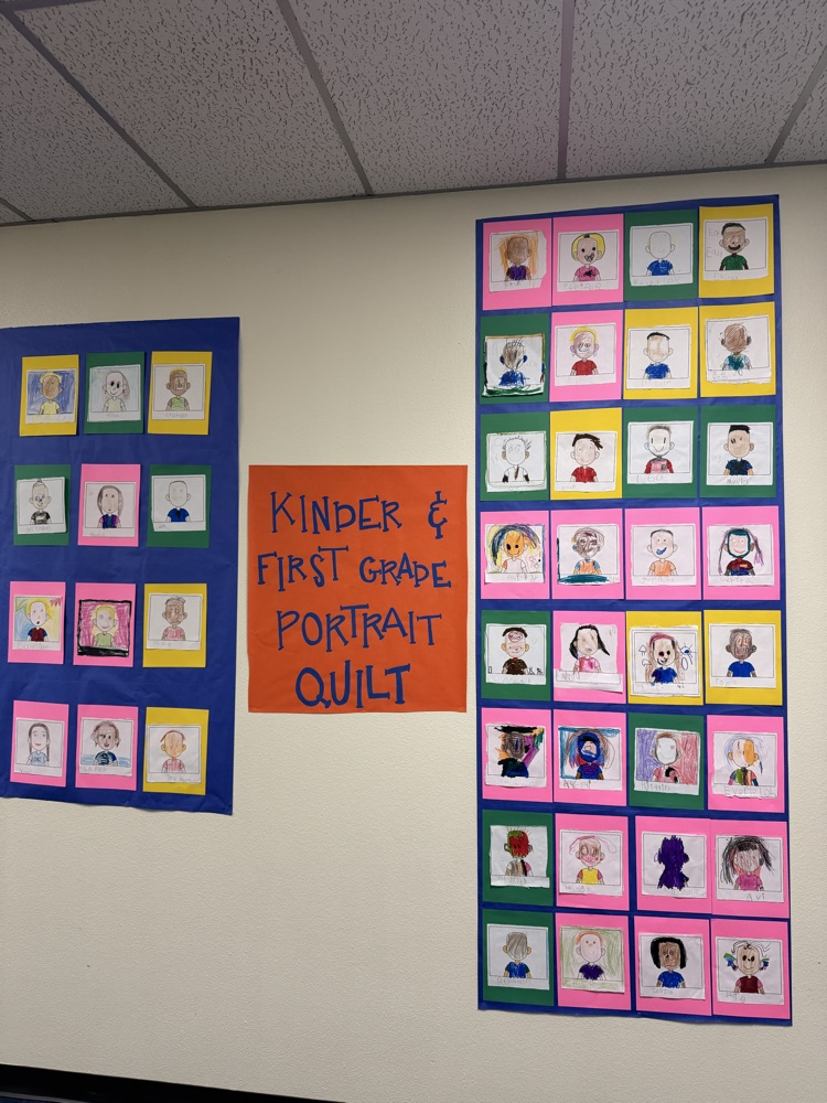 Kinder and 1st grade portrait quilt